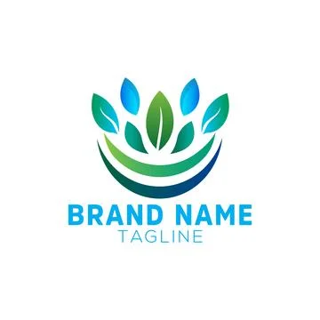 Nature Logo Template Vector art icon Design Stock Illustration