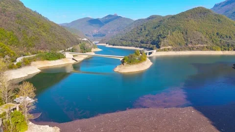 Nature mirror from above Stock Footage 313877532