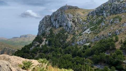 Nature in the mountains of Mallorca Stock Footage 114415374