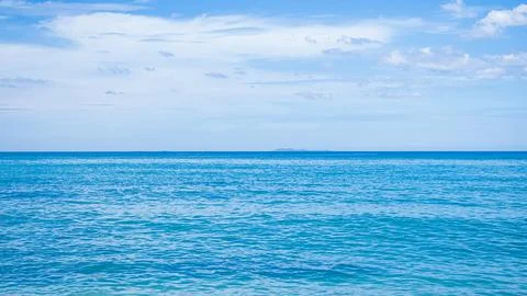 Nature Ocean Background Texture Surface Blue Sea and Horizon Nature Summer Stock-Fotos