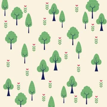 Nature park background Illustrazione stock