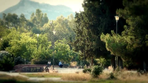 Nature park time lapse Video stock 39792567