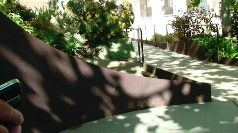 Nature Path at Getty Center Stock Footage 467814