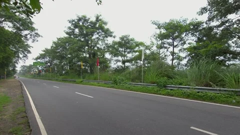Nature Path Roads Amidst Greenery Stock Footage 326286658