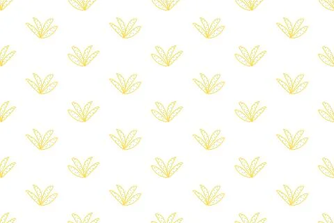 Nature pattern design with flower shape in flat style for textile or printi.. Stock Illustration