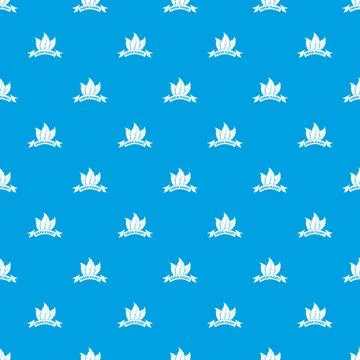 Nature product pattern vector seamless blue Stock Illustration