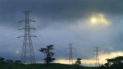 The nature of rain is about to fall. Stock-Footage 52981392