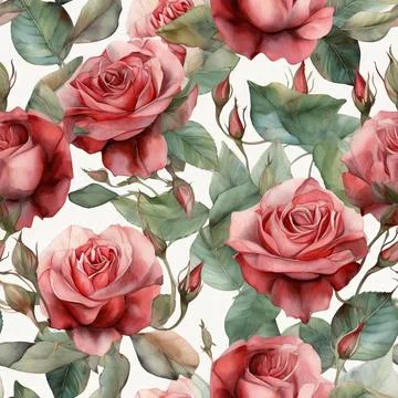 Nature rose flower pattern design line, arts. Hand drawn outline design for.. Stock Illustration