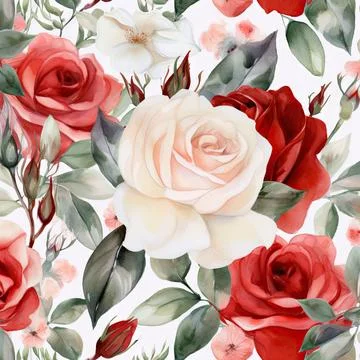 Nature rose flower pattern design line, arts. Hand drawn outline design for.. Stock Illustration