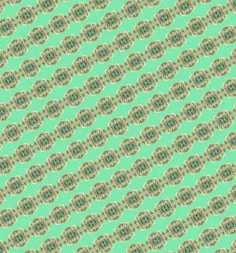 Nature rustic grove repeating geometric background in primrose, soft fern, storm Stock Illustration