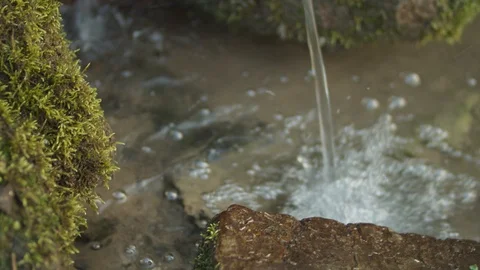 Nature - Shot of springwater source Stock Footage 118979214
