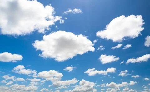 Nature Sky Cloud Blue Background Paronama Web Cloudy summer Winter Season Foto stock