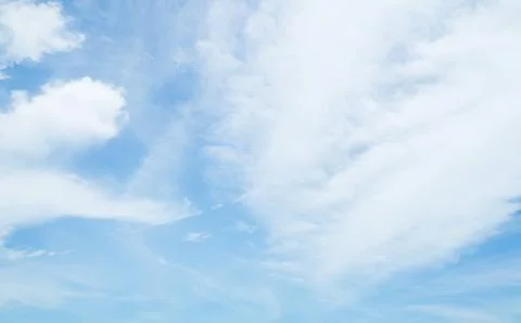 Nature Sky Cloud Blue Background Paronama Web Cloudy summer Winter Season 写真素材