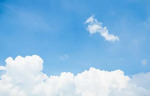 Nature Sky Cloud Blue Background Paronama Web Cloudy summer Winter Season Stock-Fotos