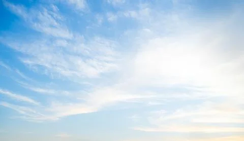 Nature Sky Cloud Blue Background Paronama Web Cloudy summer Winter Season 库存照片