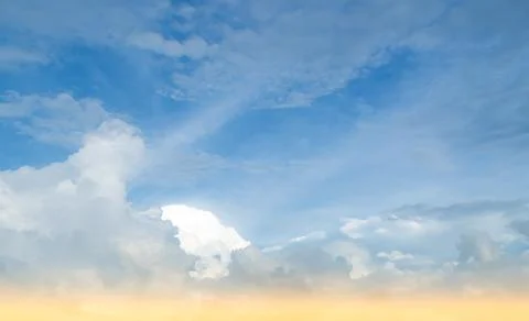 Nature Sky Cloud Blue Background Paronama Web Cloudy summer Winter Season 写真素材