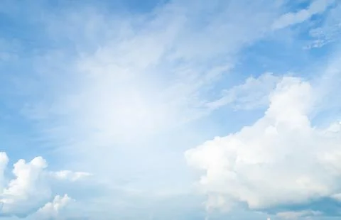 Nature Sky Cloud Blue Background Paronama Web Cloudy summer Winter Season Stock-Fotos