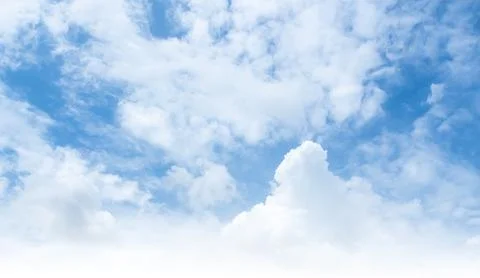 Nature Sky Cloud Blue Background Paronama Web Cloudy summer Winter Season Photos