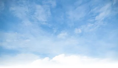 Nature Sky Cloud Blue Background Paronama Web Cloudy summer Winter Season Stock Photos
