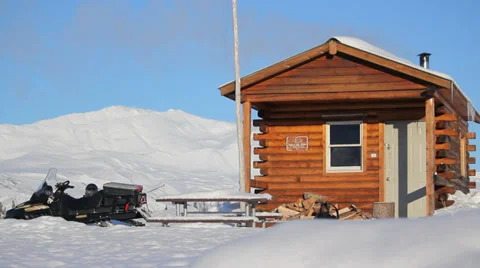 Nature Snow Table Winter Stock Footage 38769864