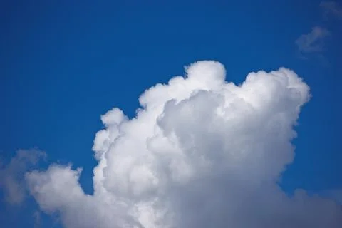 Nature, space and environment with clouds in blue sky for heaven, peace and Fotos Stock