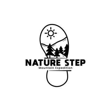 Nature Step Logo Stock Illustration