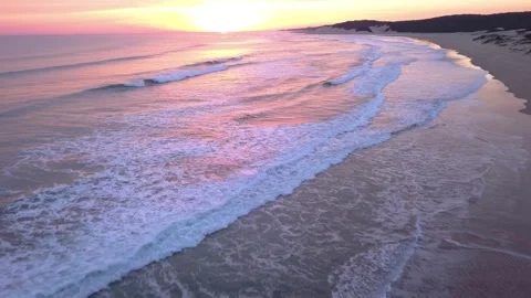 Nature, Summer, Beach, Waves, water Stock Footage 277223448