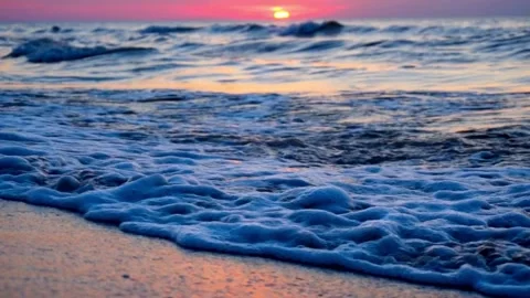 Nature, Summer, Beach, Waves, water Stock Footage 277224902
