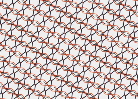 Nature summer ember contour tileable outline background pattern featuring fire o Illustrazione stock