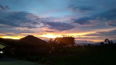 Nature Sunset 库存照片