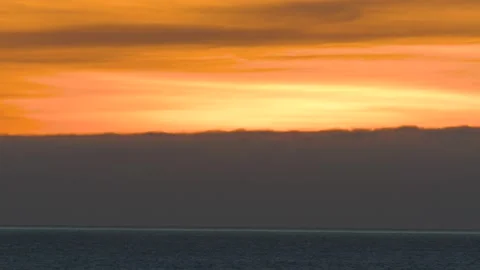 Nature Sunset Sky Sun Cloud Timelapse Red Orange Light Background Dark Stock Footage 223073978