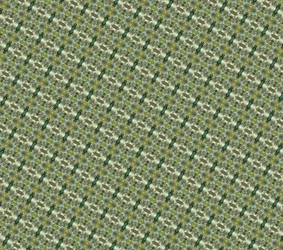 Nature swamp glade repeatable decorative tile pattern in mustard leaf, sage, pin Ilustración de archivo