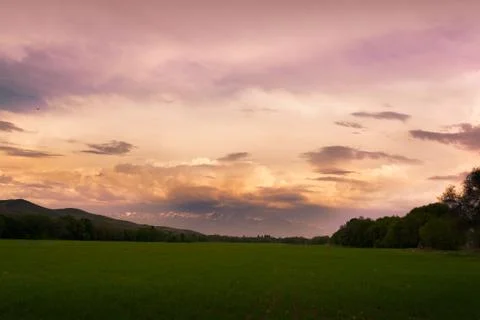 Nature in Tekeli. Spring. Stock Photos