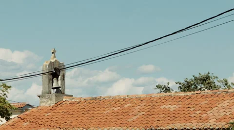 Nature Timelapse 003 cloudy croatia rooftop Stock Footage 46152953