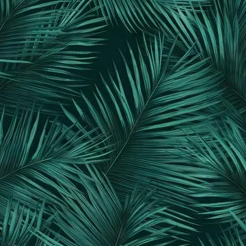 Nature tropical leaves pattern design line, arts. Hand drawn outline design.. Stock Illustration