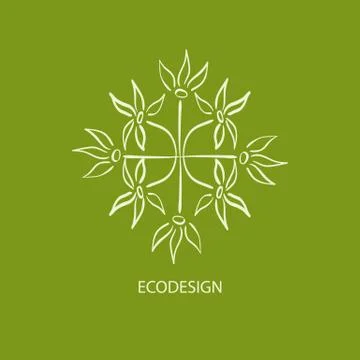 Nature vector background ornament Stock Illustration