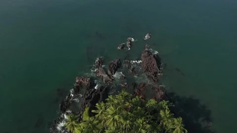 Nature view of beautiful beach Video stock 238041898