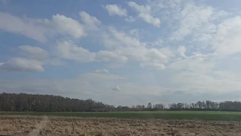 Nature View from Car Window Stock Footage 312432589