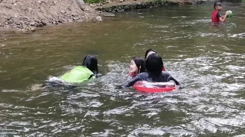 Nature view at river Stock Footage 242420269