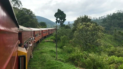 Nature View from the Train 스톡 동영상 86945157