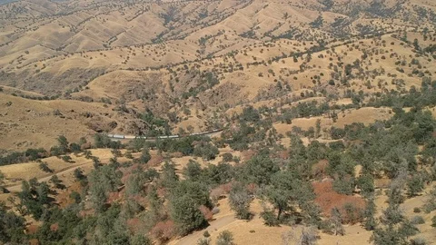 Nature view with train Video stock 107880012