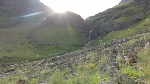 Nature view with waterfall 8 Video stock 311763861