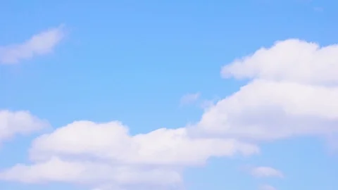 Nature white clouds background is sunny blue sky. 4k timelapse. Part 1 of 3 Video stock 115653423