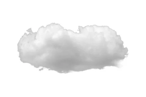 Nature white clouds isolate on white background. Photos