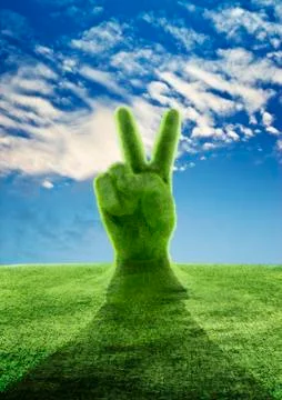 Nature wins Stock Illustration