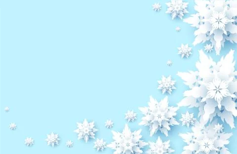 Nature winter snow Stock Illustration