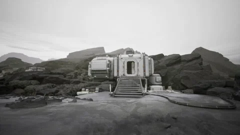 Natureinspired residence with sustainable technology implementations Stock Footage 341559150