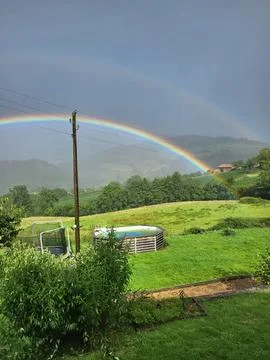 Nature's Magic in Rural Idyllic Setting Stock Photos