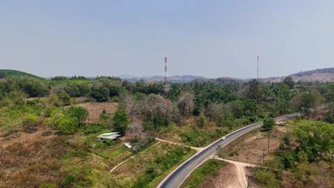 Nature’s Path: Road to the Mountains Video stock 305312364