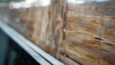 Natures Patterns: Marble vs. Wood Grain Stock Footage 306297053